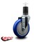 Service Caster 5'' Blue Poly Wheel Swivel 1-5/8'' Expanding Stem Caster SCC-EX20S514-PPUB-BLUE-158 - alternate 4